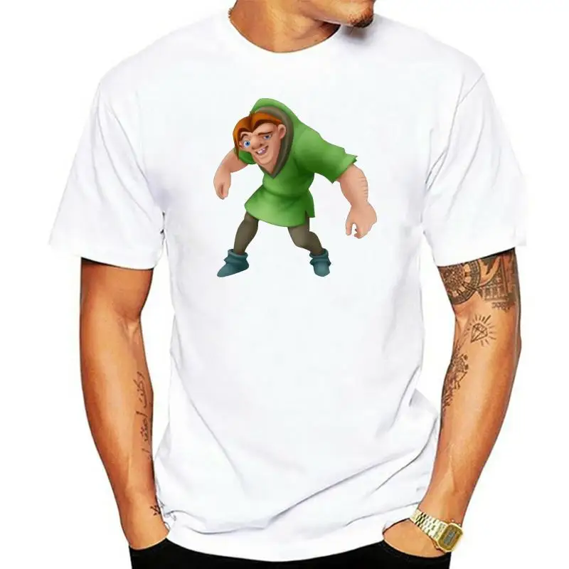 Quasimodo Cartoon Hunchback Cartoon T-Shirt TEE Shirt Cotton Short Sleeve