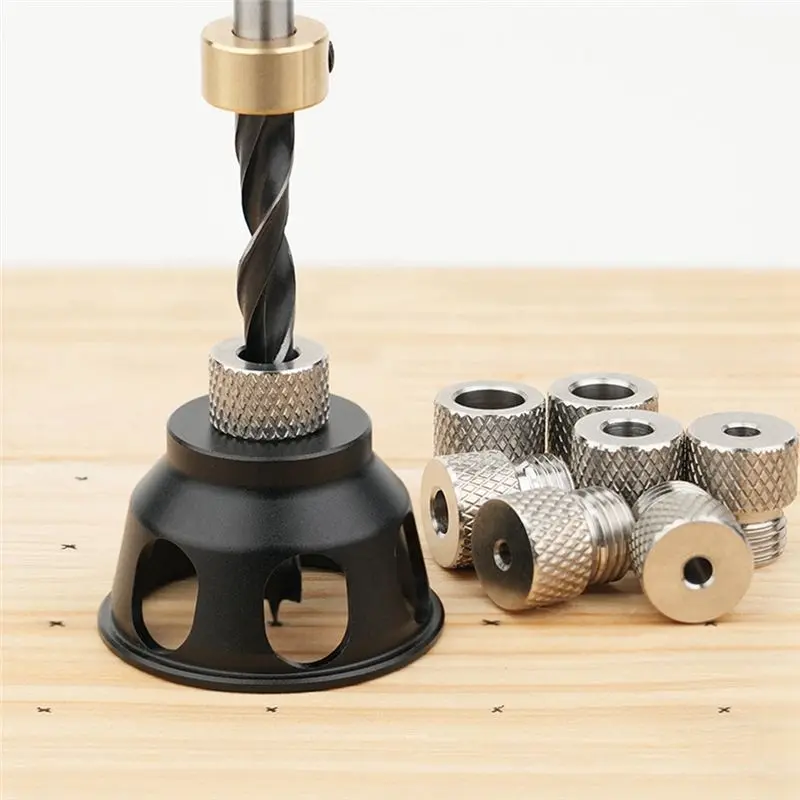 Special Offer~Woodworking Vertical Drill Guide Fixtures Pocket Hole Jig Positioner Carpentry Hole Puncher Tools Straight Locator