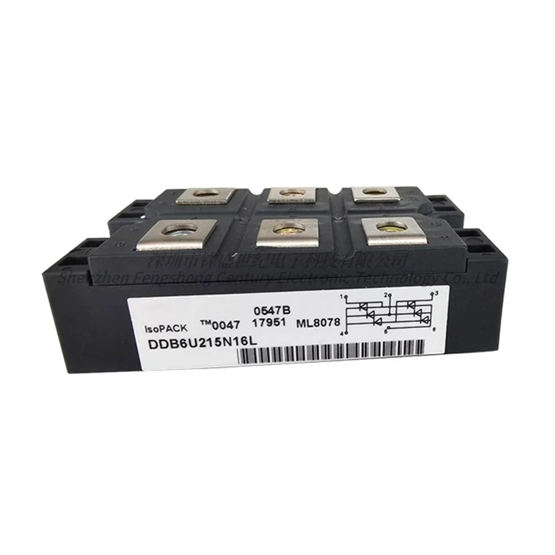 

DDB6U215N16L Трехфазный выпрямительный мостовой модуль Новый оригинал