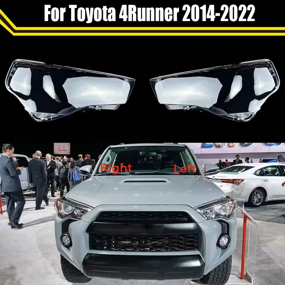 

Car Headlamp Lens Front Transparent Shell Headlight Lampshade For Toyota 4Runner 2014~2022 ​Headlight Cover Plastic Replace