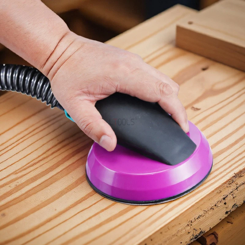 

Круглая вакуумная полировальная пластина для беспыльного шлифовального станка для сбора пыли, ручная нажимная доска, наждачная бумага, инструмент для полировки древесины