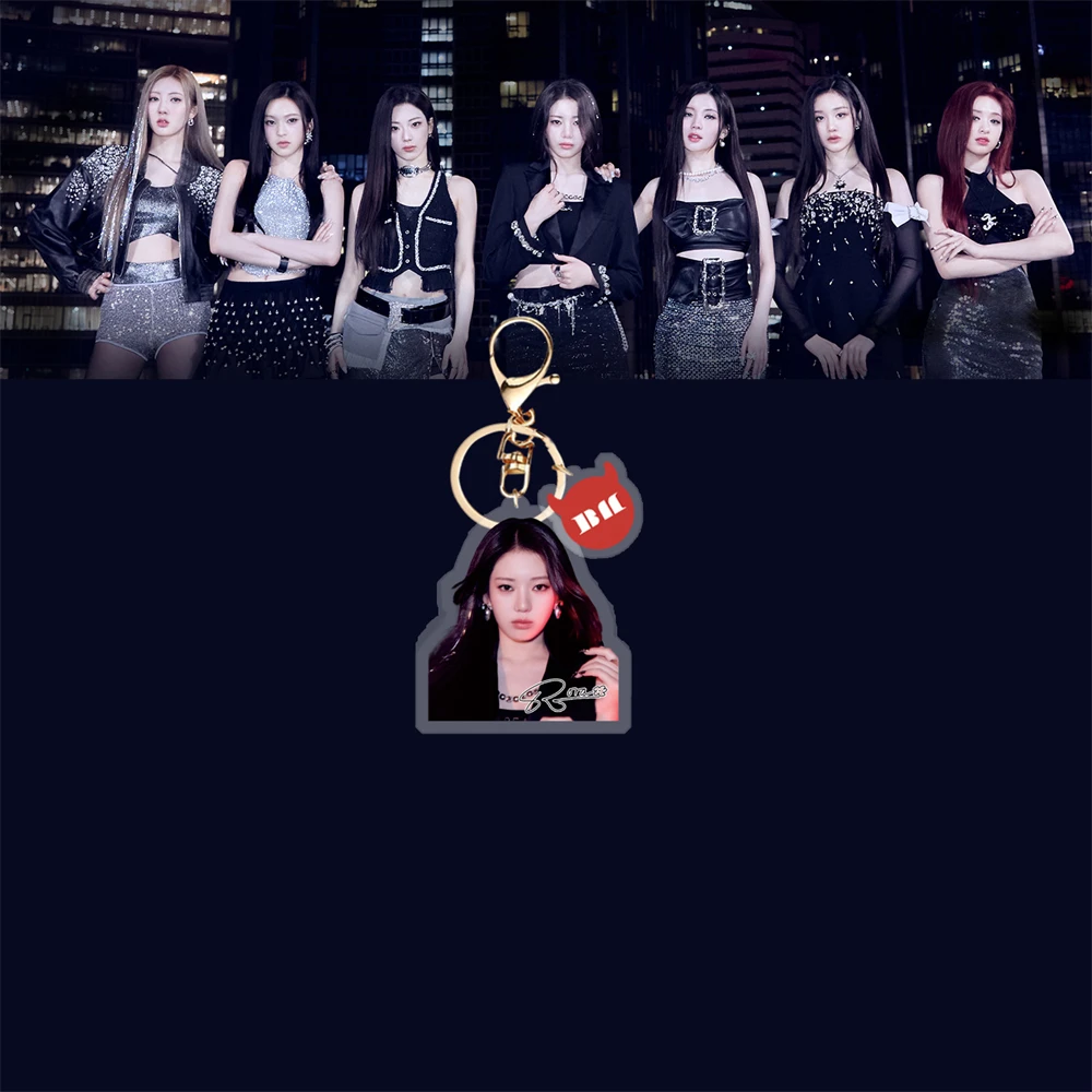 Kpop Babymoster Keychain AHYEON ASA RAMI RORA RUKA PHARITA Acrylic Figure Keyring Pendant Bag Accessories Fans Collecton Gift