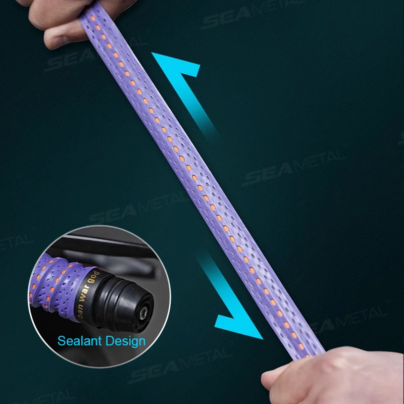 SEAMETAL Motorcycle Handlebar Tape Road Bike Bar Tape Breathable Anti Scratch Tape Anti-Vibration Tape Durable Protection Straps