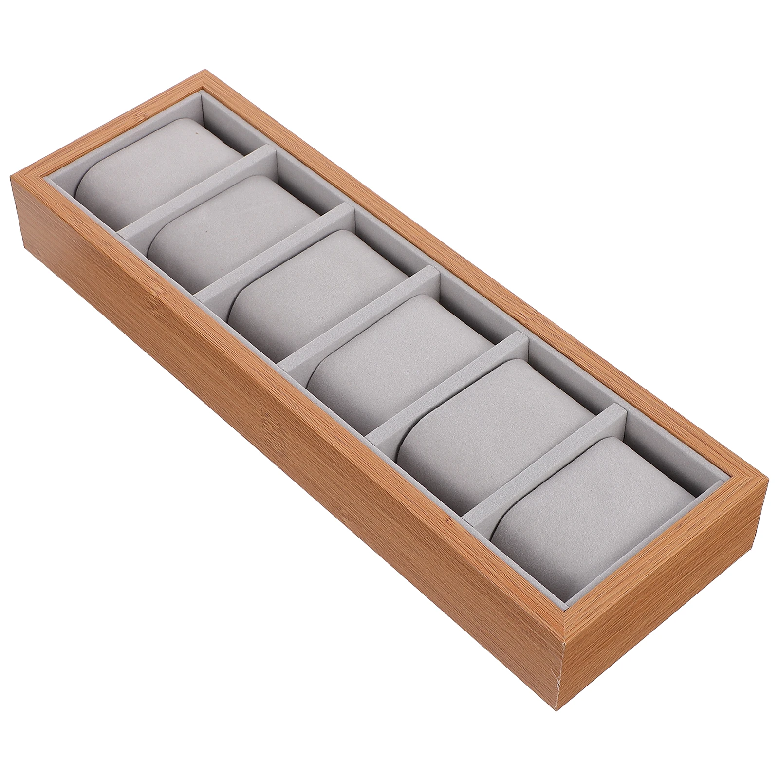

Wooden Watch Display Plate Jewelry Organizer Tray Holder Case Storage Box for Watches Bracelets Rings Necklace Showcase
