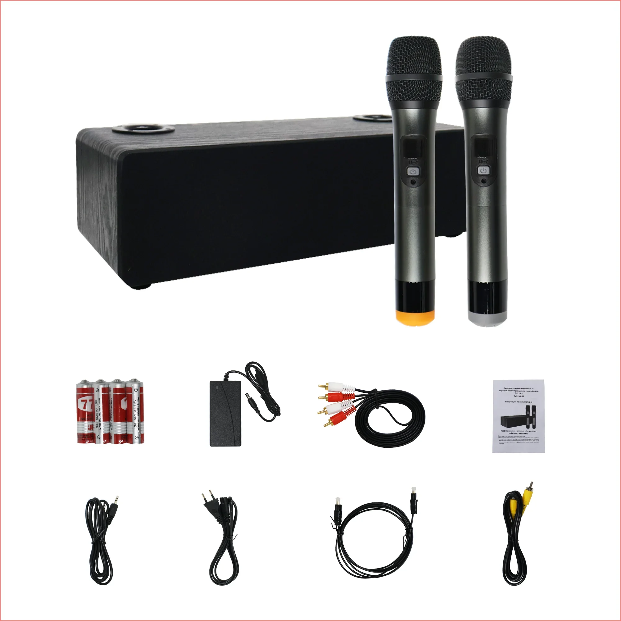 

TV-32 Professional Hi-fi Karaoke System Wireless Microphone Karaoke Player Portable Karaoke Speaker