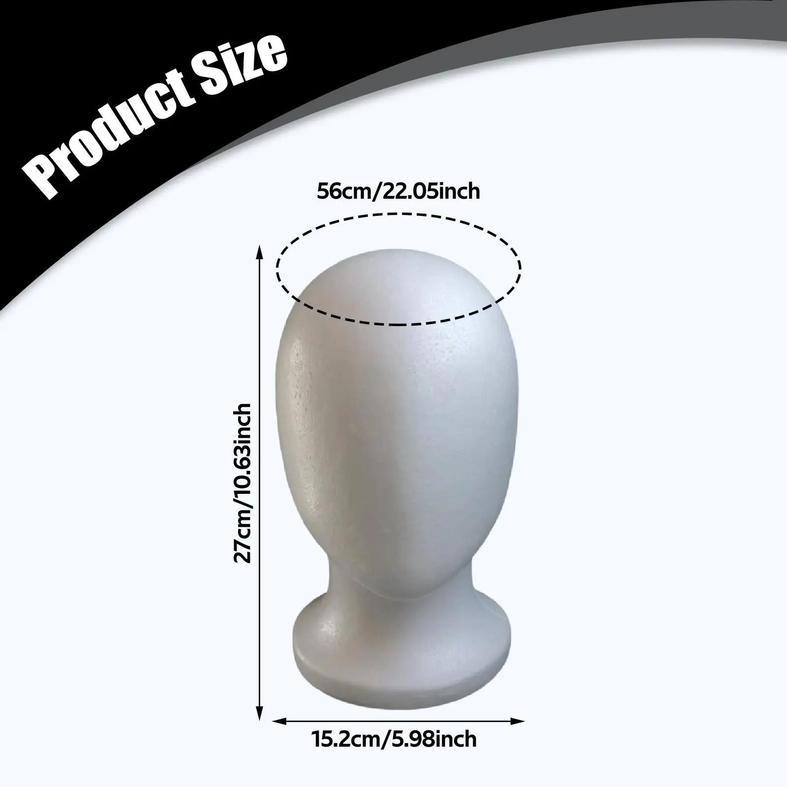Hut Display Halter Kopfhörer Mannequin Kopf Modell Schaum Perücke Ständer für Kunst Handwerk Einkaufszentren Salon Shop Haarteile Schönheit Zubehör