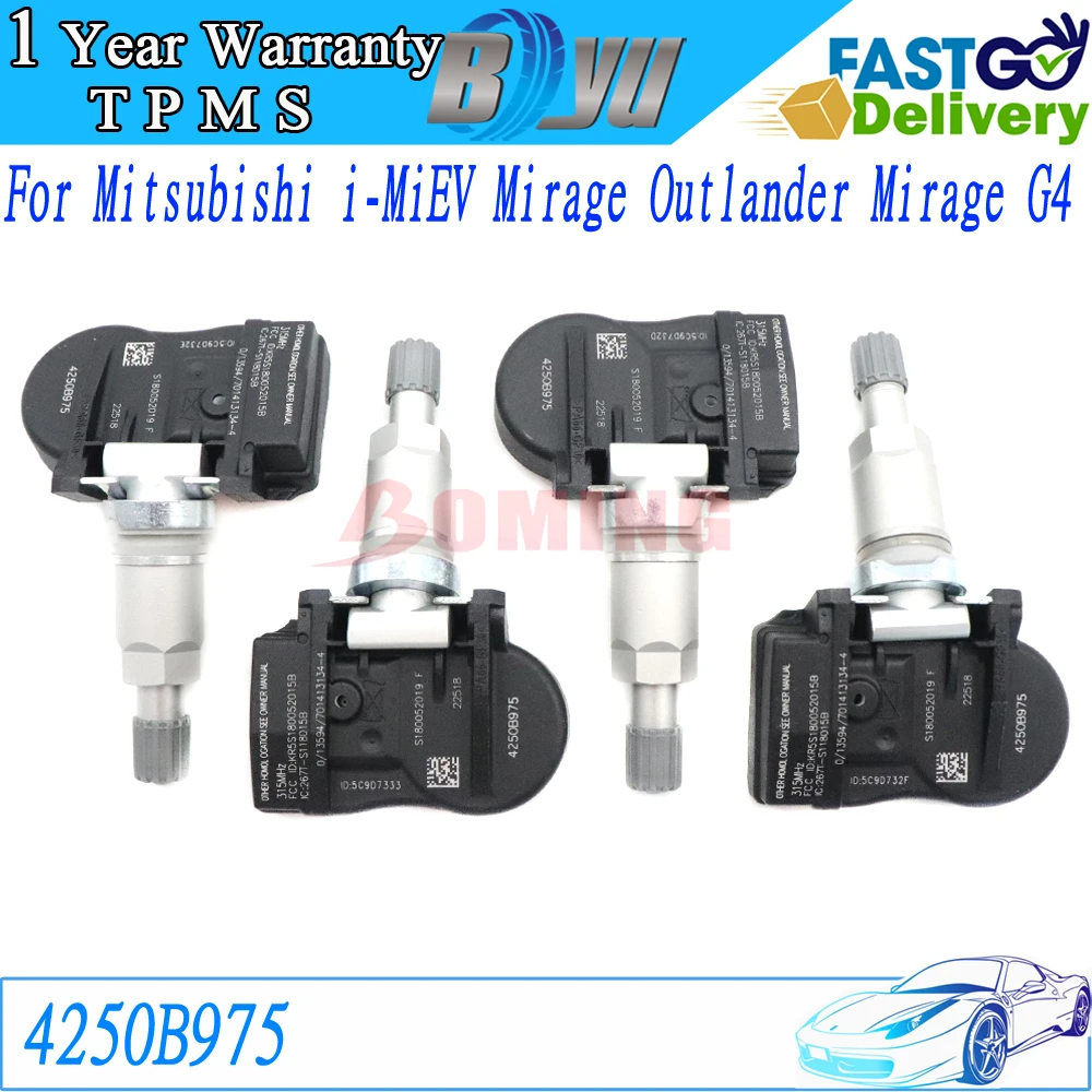 

Car New TPMS Tire Pressure Monitor Sensor 4250B975 For Mitsubishi I-Miev Lancer Mirage G4 Outlander 315MHz