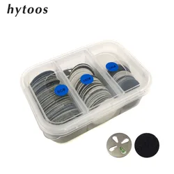 HYTOOS 25mm Replaceable Sanding Disc 150pcs/Set SandPaper With Metal Disk Electric Nail Drill Bits Salon Foot Calluse Tool