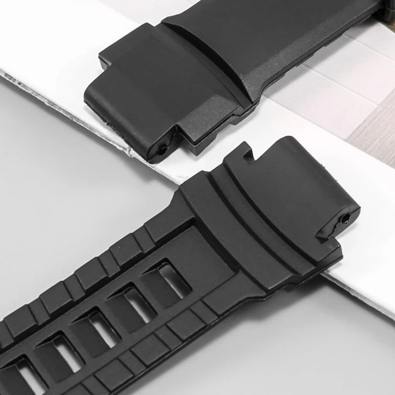 لساعة كاسيو برو تريك PRG260 PRW3500 2500 5000 5100 مقاومة للحرارة ومضادة للعرق مريحة للارتداء من السيليكون باللون الأسود