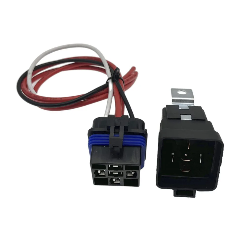 80A/60A 50A/30A 12V Waterproof Automotive Relay With Socket 5-Pin Relay Switch For Marine Automotive Fan Multi-purpose Relay kit