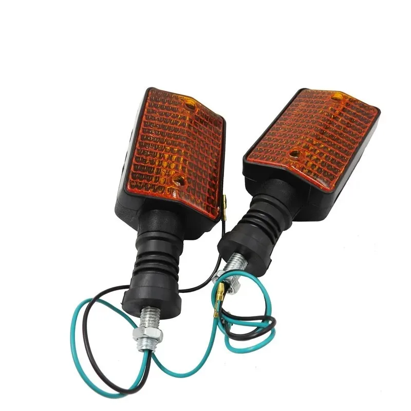 

Amber Lamps Motorcycle Signal Lights Indicators Rear Brake Turn 1985-2000 2/4 Pcs for XT350 XT600 XT550 XT250 FZ750