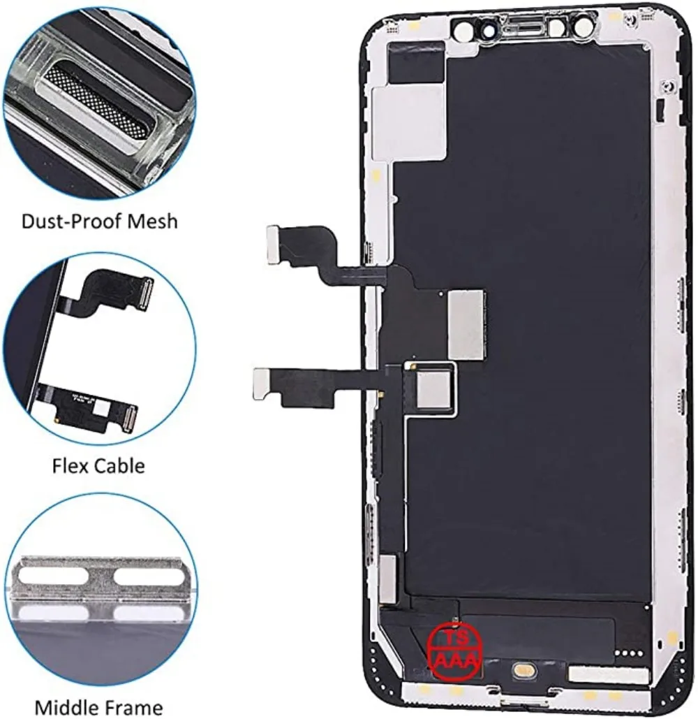 OEM AMOLED Screen For Iphone X Xs Xsmax 11 12 13 With 3D Touch Digitizer Assembly For Iphone Xsmax Oled Pantalla Replacem