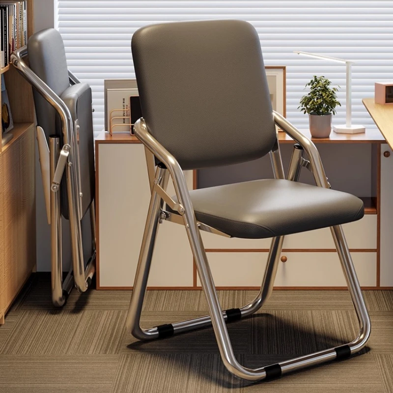 

Easy folding computer chair comfortable sitting Home desk backrest chair dormitory office training poltrona Office furniture