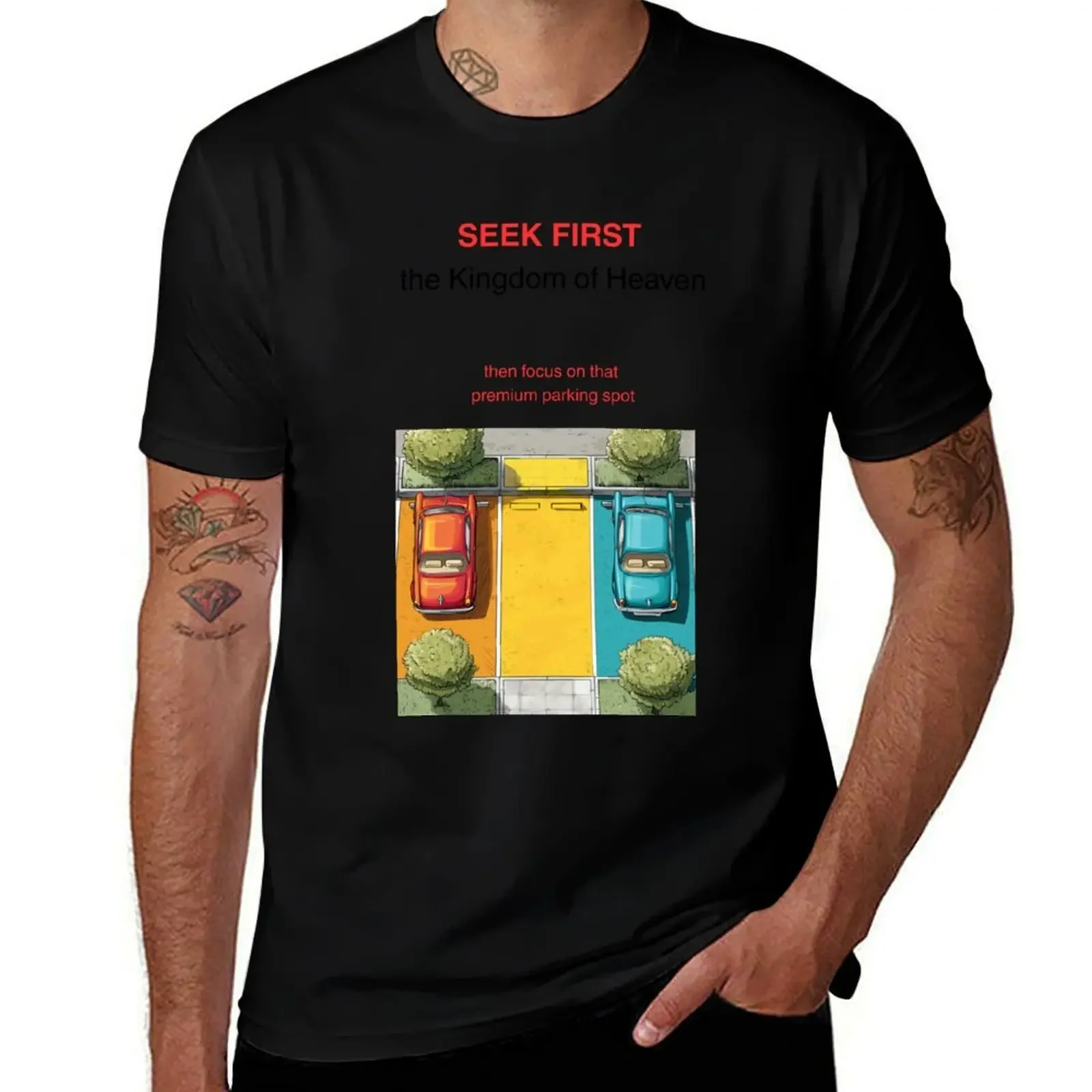 

Seek First - White T-Shirt Blouse fashion shirts man clothes mens shirts graphic tee