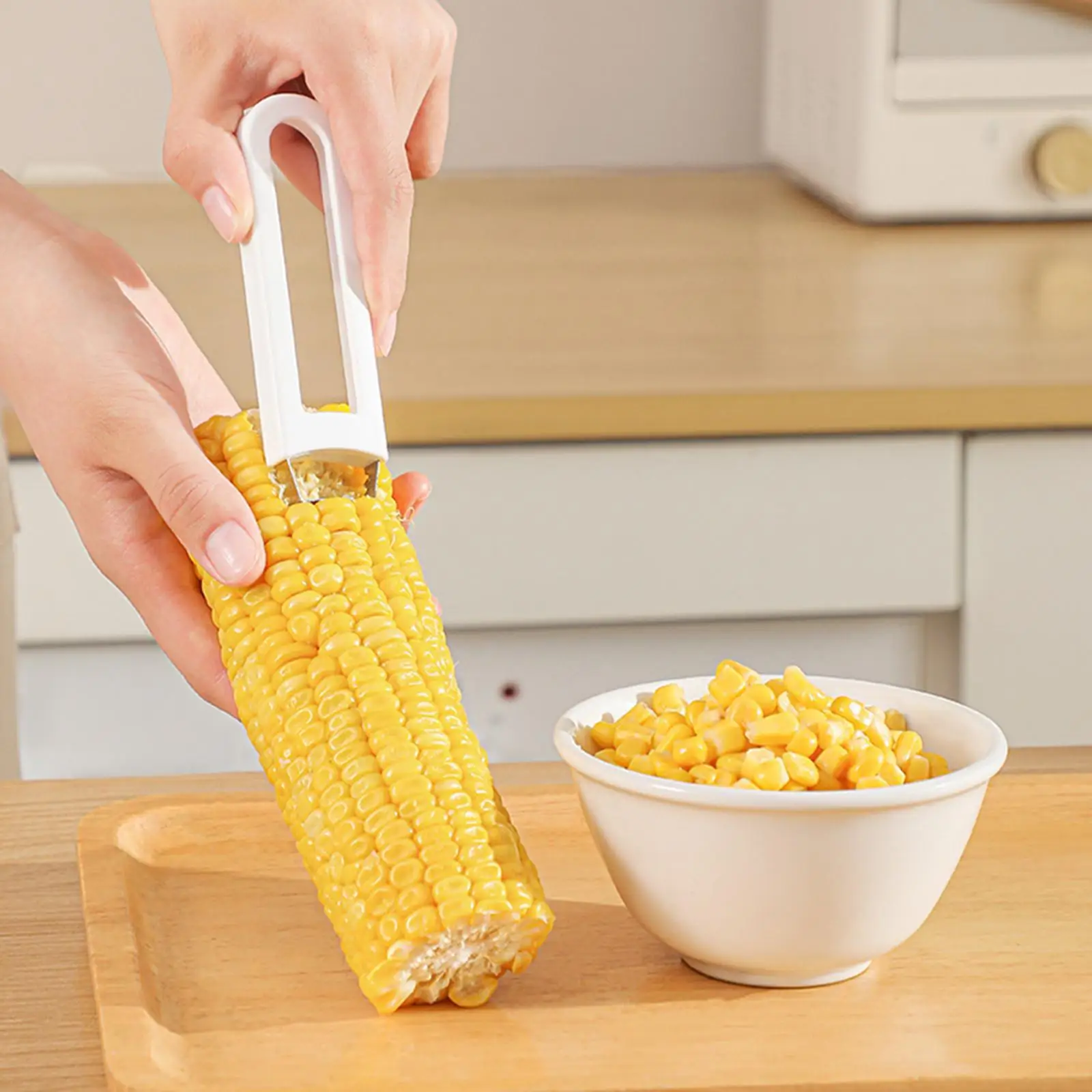 Corn COB Stripper Peeler Professional Tools Multifunctional No Splatters or Mess Steel Removes Kernels Kernel Cutter Tool