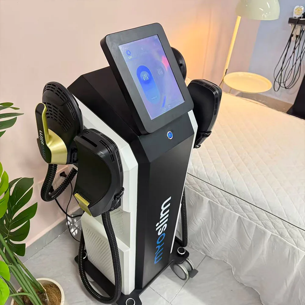 

Myoslim Body Slim Sculpt Muscle Stimulate Fat Removel 6500W Eletric Machine Hi-emt RF Weight Lose Portable Electromagnetic