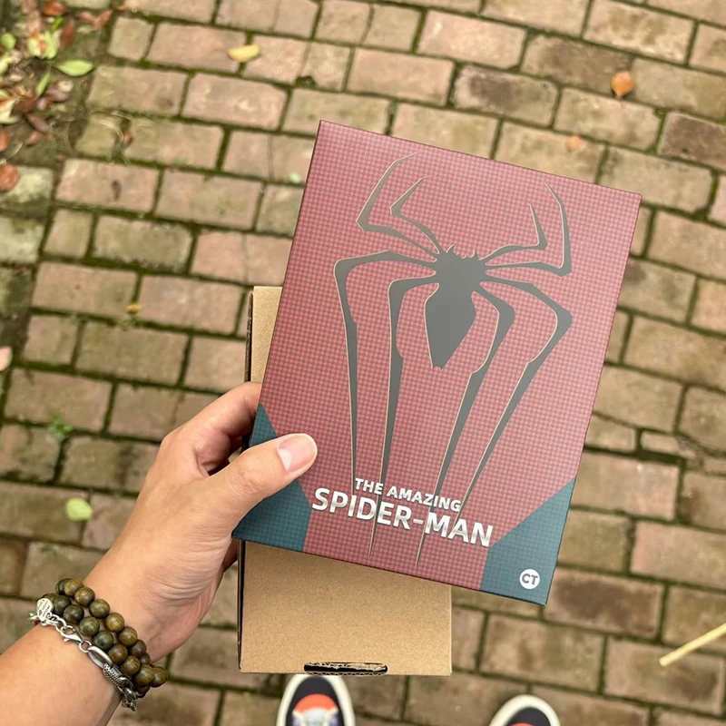 Ct Shf هدية الرجل العنكبوت المذهلة أندرو غارفيلد رئيس النحت المنقولة 6 بوصة الشكل لعبة أطفال هدية الكريسماس #5