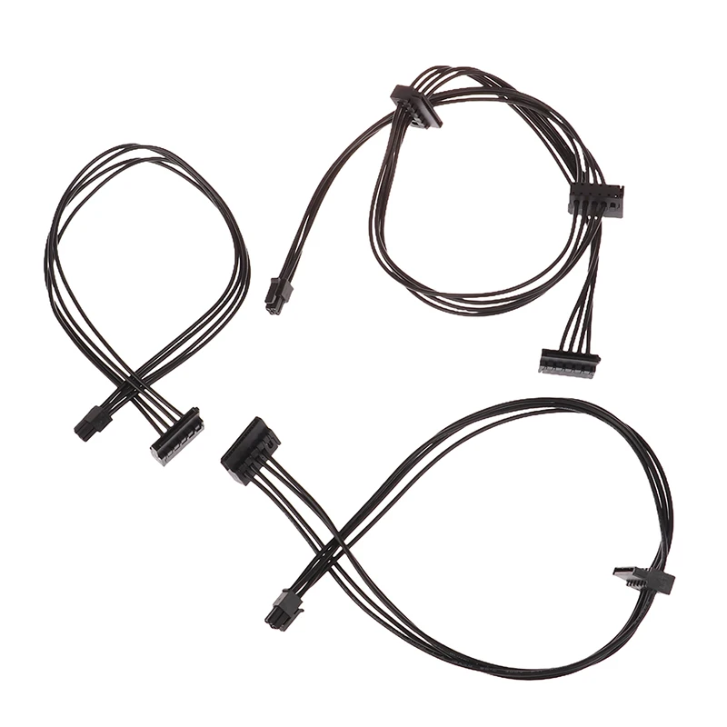 Mini 4 Pin Turn 1/2/3 SATA Power Supply For Lenovo Main Board Interface Small 4Pin To One/Two/Three SATA SSD Power Supply Cable view 3