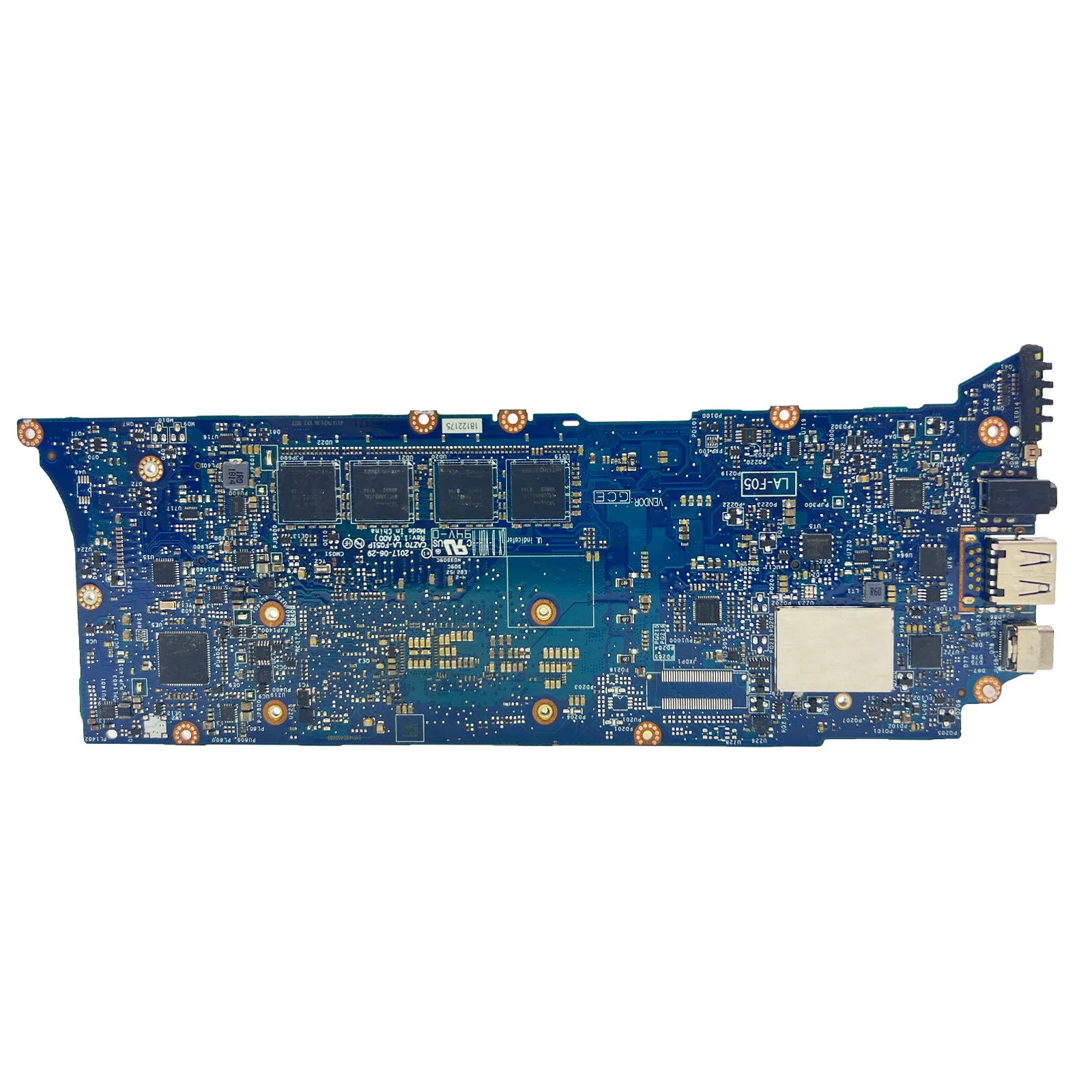 CN-0D8261 Für Dell XPS 13 9360 Laptop Motherboard LA-F051P 0D8261 D8261 I5-8250U CPU 8G RAM Mainboard Vollständig Getestet