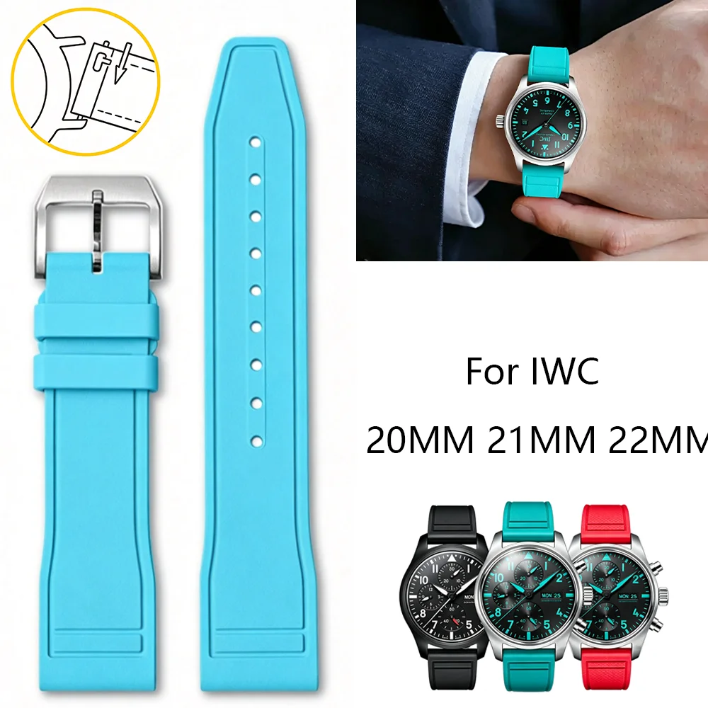 Rubber Strap Diver - 20MM 21MM 22MM Stylish Rubber Watch