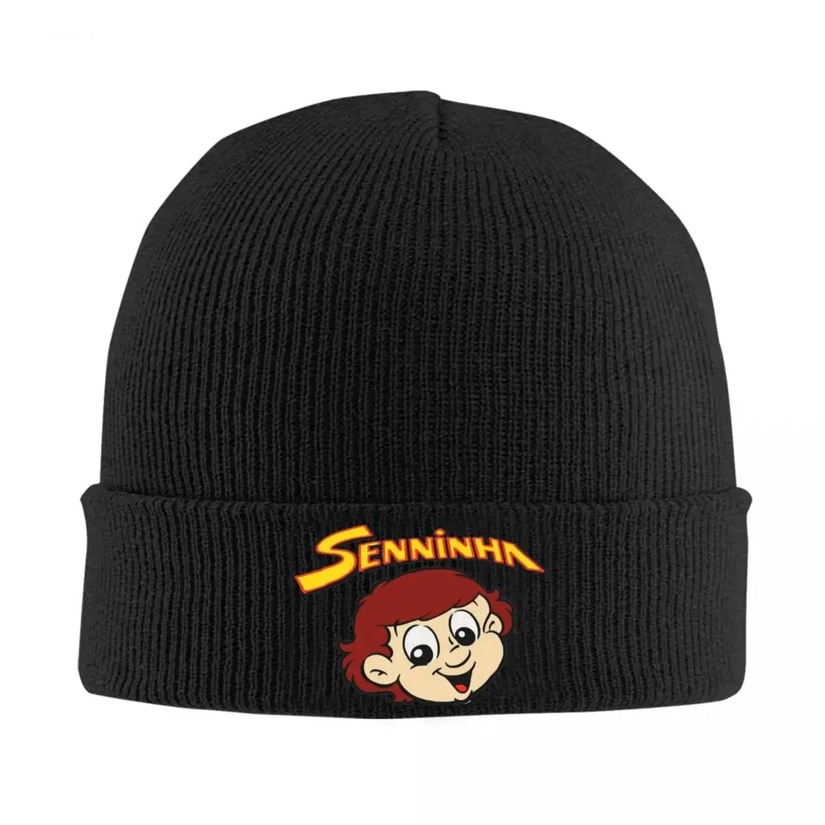 Senninha Ayrton Senna Knitted Caps Women's Men's Beanie Winter Hat Hip Hop Cap