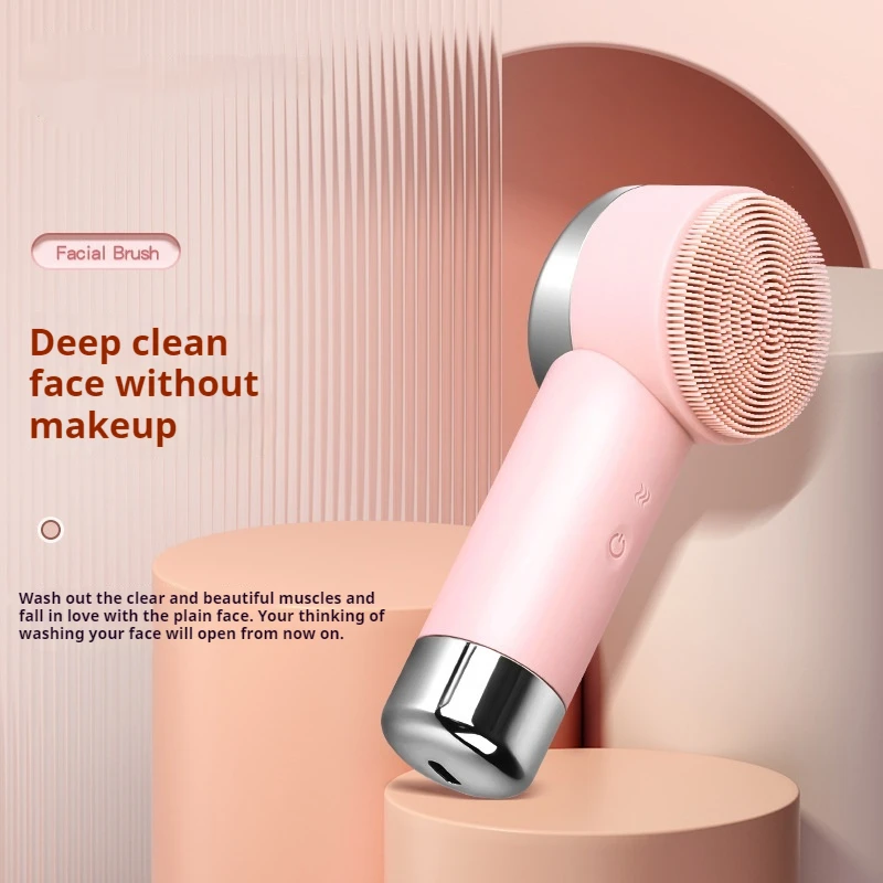 Facial Cleansing Brush Waterproof Electric Deep Cleaning Massage Beauty Device