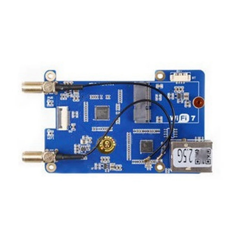 MPW2.5G For Raspberry Pi 5 Expansion Board PCIE To Wifi7 2.5G ETH HAT RTL8125 M.2 Ekey Interface For RPI 5