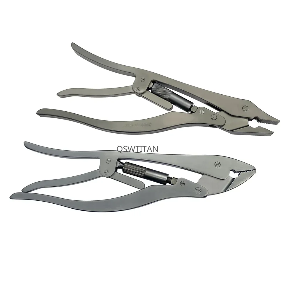 Spine Lumbar pedicle screw system Strength Pliers With Serrated Jaws Bone Forcep 1pc Orthopedics instrument