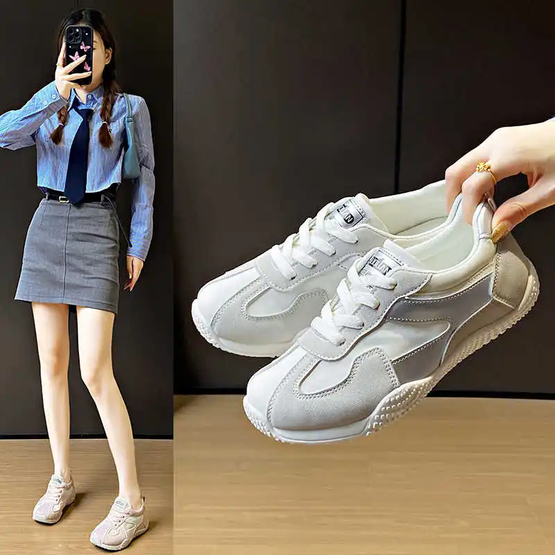 

Demi-season Round Tip Sneakers Women's Shoes Training Dropshipping Store Designer Women Shoes Sports First Degree Brand