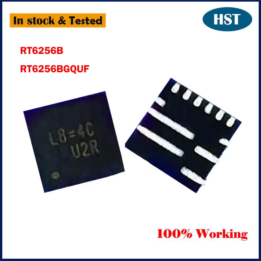 5PCS/LOT New Original RT6256B RT6256BGQUF L8=4A L8=5E L8=5D L8= QFN Chip IC Chipset