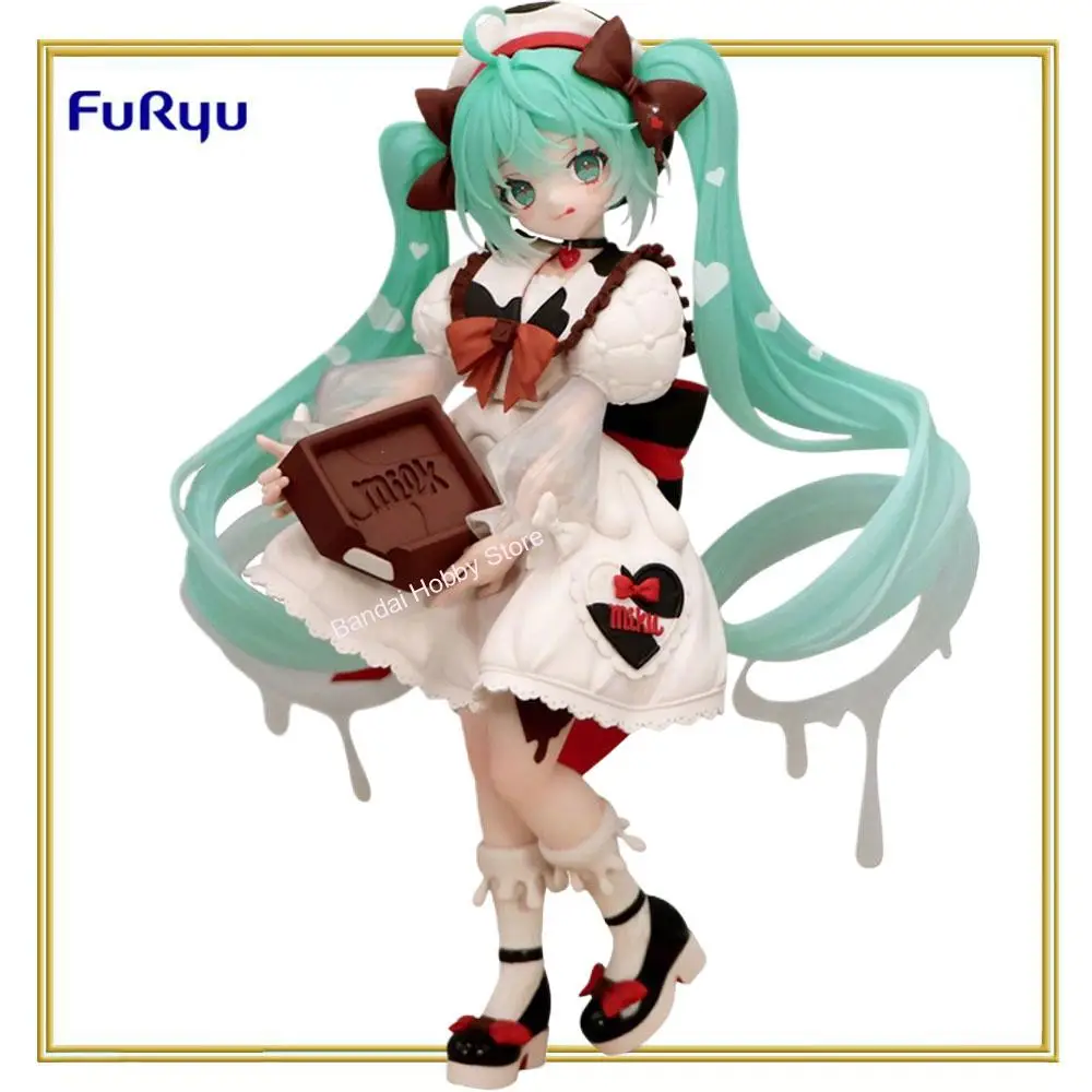 在庫あり-フリュー-オリジナル正規品-ピアプロキャラクターズ-初音ミク-チロルチョコレートトリオ-try-it-フィギュア-ミルクver-18cm-モデルおもちゃギフト