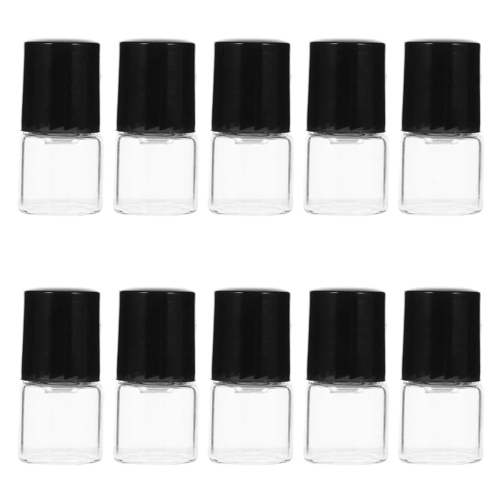

25Pcs Essential Oil Roll on Bottles Clear Glass Mini Leak Proof Roller Ball Bottles for Perfume Massage Oil Storage