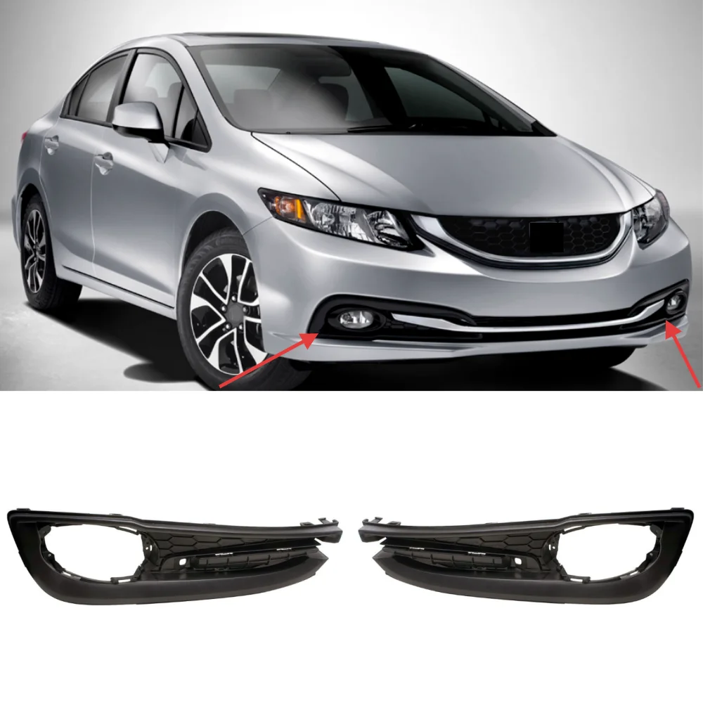 

Для Honda Civic 2013-2015 автомобильный передний бампер противотуманная фара решетка OE: 71107-TR3-A51