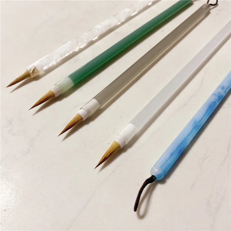 EZONE Calligraphy Brushes Pen Chinese Painting Brush Wolf\'s Hair Regular Script School Office Craft Supplies Painting Brush Art