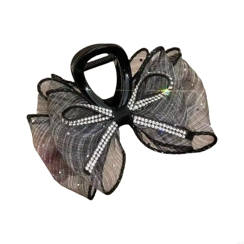 U0de Big Banana Clips, сильные заклейки с челюсти зажимы для женщин для женщин склоняют когтя