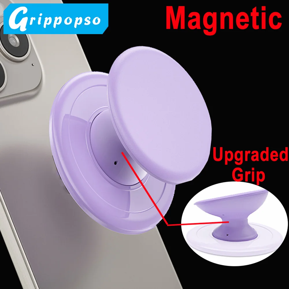 Grippopso Magnetic Popped Phone Socket Phone Holder Stand Grip Tok Mobile Phone Accessories Soporte for iPhone Xiaomi Samsung