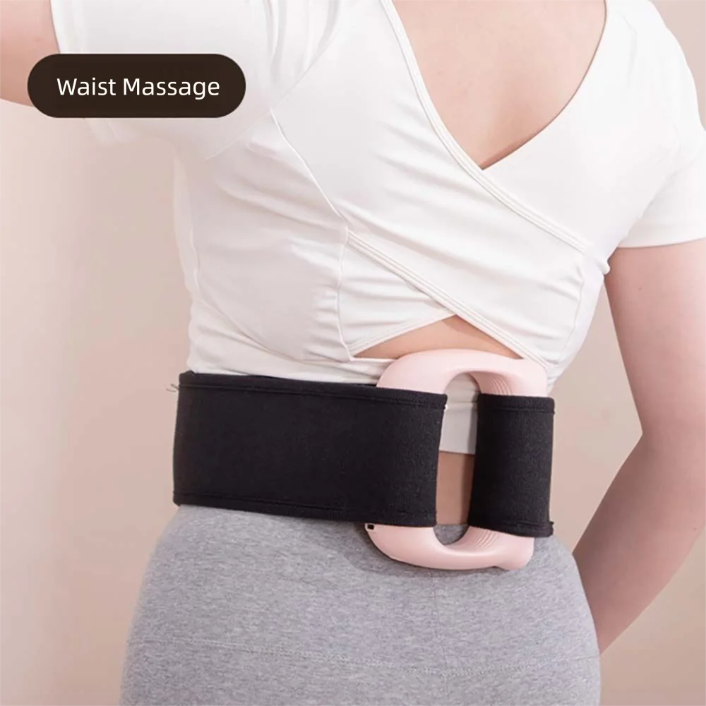 

Portable USB Waist Massager Vibration Muscle Relaxation Fascia Massager Charging Electric Fascia Ring