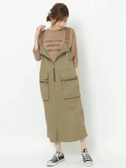 

High Waist Multi-ket Casual Workwear Versatile High Elastici New Arrival Summer Autumn IENA Wide Leg Pants Skirt