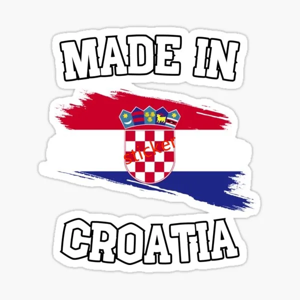 

Croatian Vinyl Decal Waterproof Scratch-proof Exterior For Car Bike Bumper Motorcycle Flag Sticker Pvc