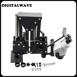 7X-45X Stereo Microscope with Hard Aluminum Stand Jewelry Microscope Dental Microscope for Jewelry Tools