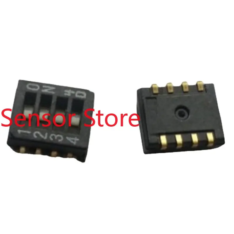 10PCS Dip Switch 1.27 Pitch 4-position  Patch Key Type 4P CHS-04TA1