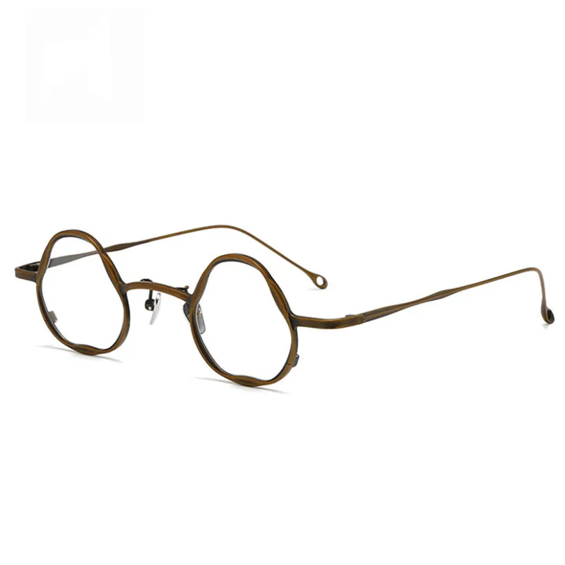 Belight Optical Vintage Flower Shape Titanium Vintage Retro Women Men Prescription Eyeglasses Spectacle Frame RG1080TI