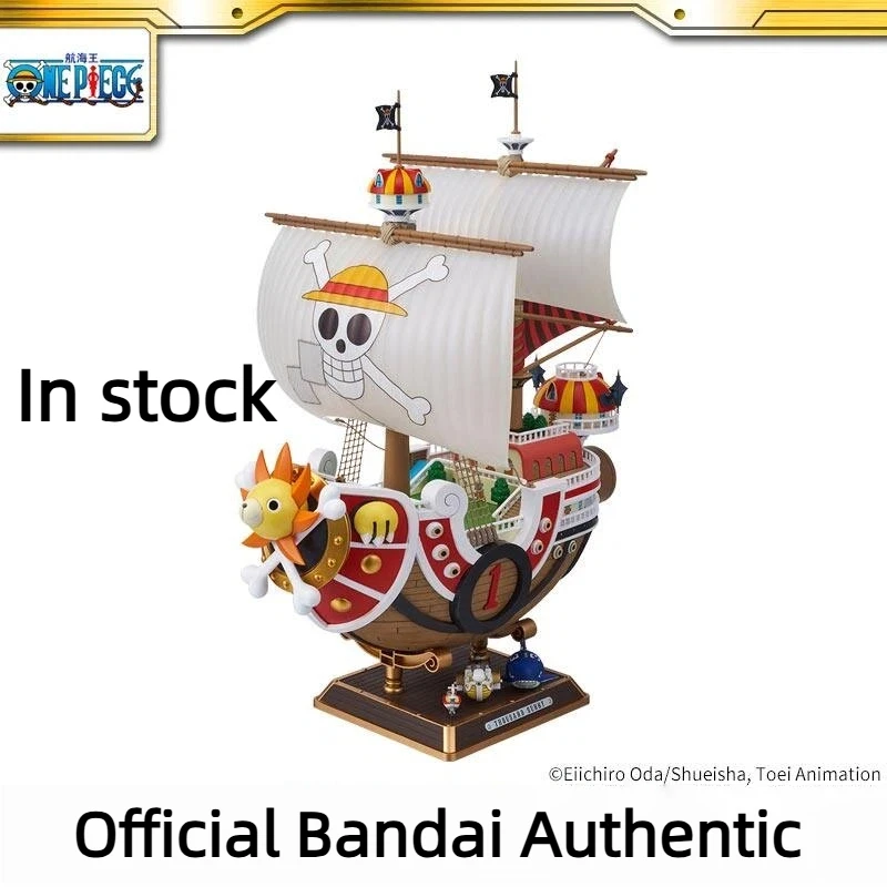 Kit de Modelo de Plástico del Barco Pirata Thousand Sunny de One Piece de Bandai, Coleccionable para Adultos Coleccionistas de Anime