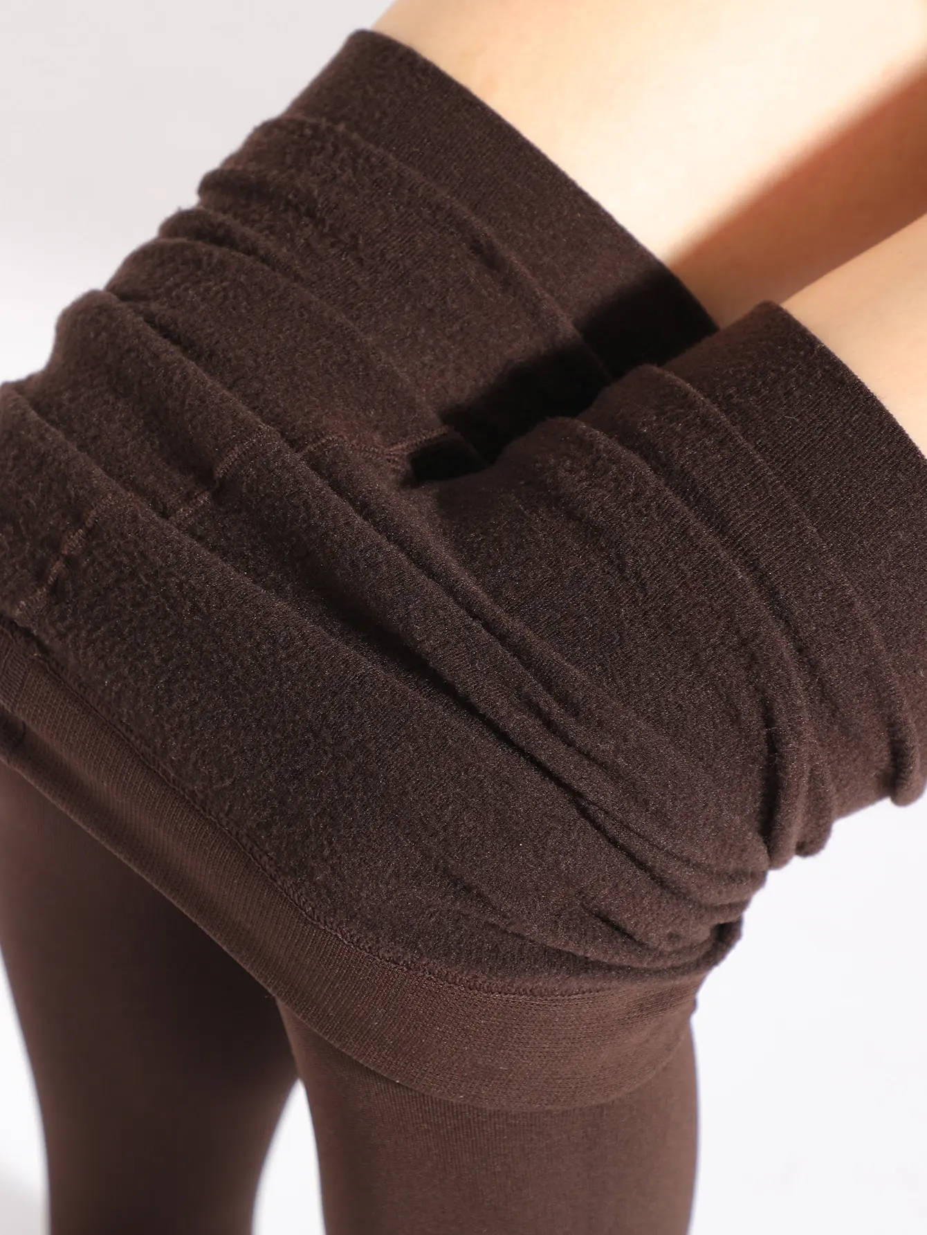 UNA COPPIA Collant tinta unita da donna Calzini leggings slim coreani di alta qualitร inverno primavera autunno termico