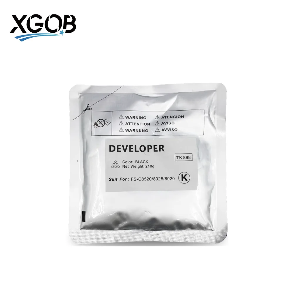 1 Zak/210g TK898 Ontwikkelaar Poeder Voor Kyocera FS-C8020MFP C8025MFP C8520MFP C8525MFP C8124MFP Hoge Compatibel ijzeren Carrier