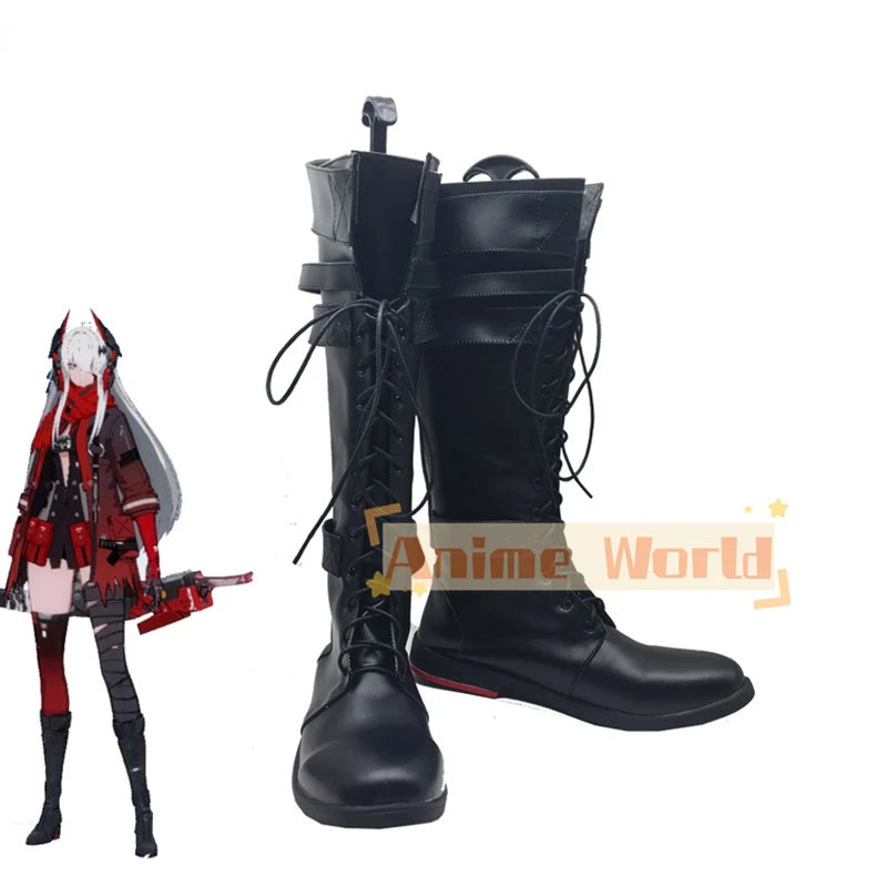 Game GRAY RAVEN PUNISHING Lucia Crimson Abyss Cosplay Shoes Halloween Carnival Boots Cosplay Prop Anime PU Shoes Custom Made