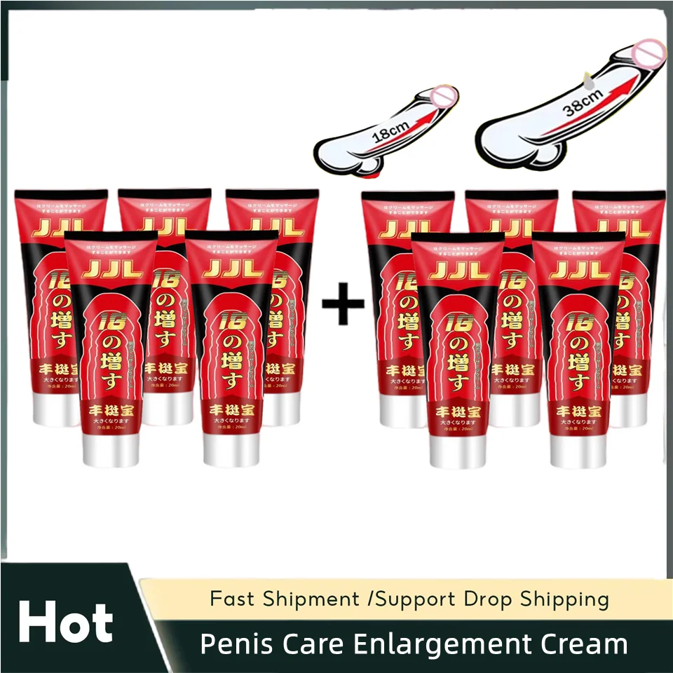 10 Uds. Crema de aceite esencial para agrandar el cuidado del pene Miembro grande lubricante sexual hombre afrodisíaco antiprecio