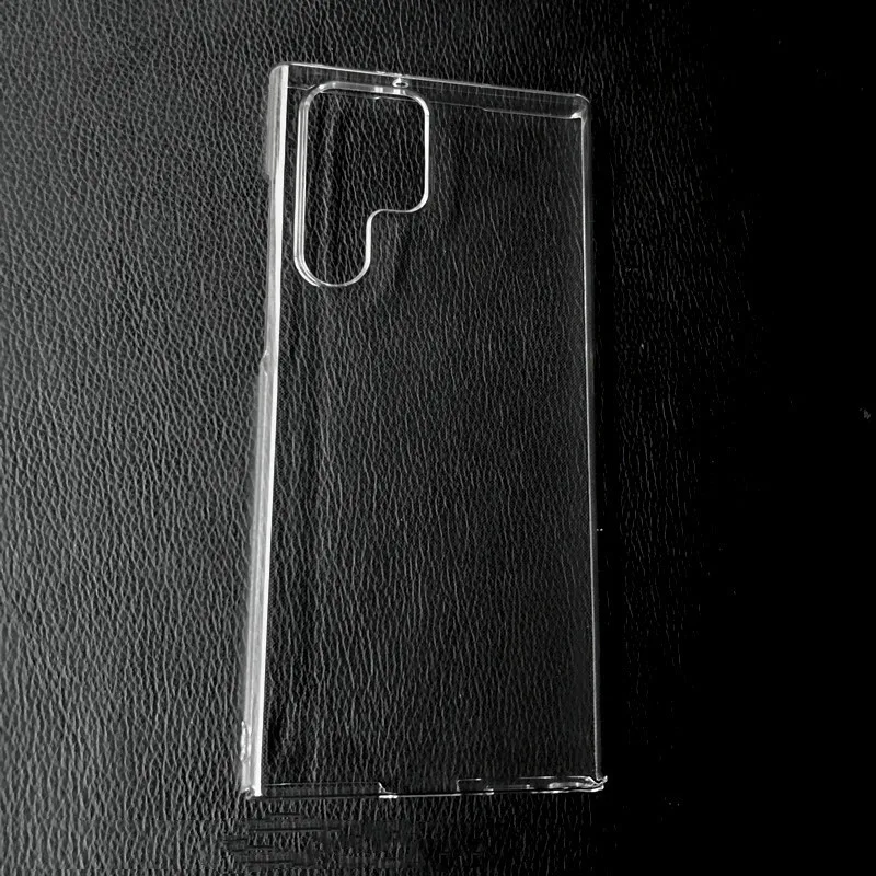 

Ultra thin Clear PC Hard Case For Samsung Galaxy S8 S9 S10 Plus S20 S2 S22 Plus S23 S24 Note 10 20 Ultra Slim Transparent Cover