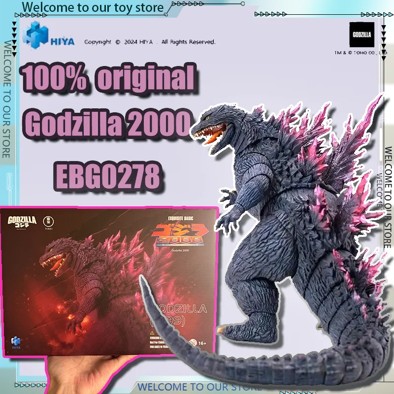 

В НАЛИЧИИ: Фигурка HIYA TOYS Годзилла 2000 (18 см), EBG0278, серия Exquisite Basic, коллекционная модель аниме-персонажа Годзиллы, статуэтка