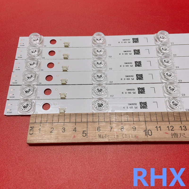 แถบไฟแบคไลท์ LED สำหรับ TX-48AS640B พานาโซนิค TX-48AX630B TX-48AXW634 TX-48AX630E 480TV05 480T 100% 7LED ใหม่ (3V) 454มม.